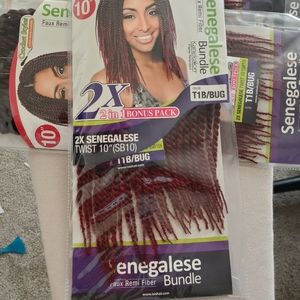 Senegalese crochet hair